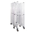 New Age 1331Z Mobile Full Height Open Sides "Z" Type Nesting Bun Pan Rack