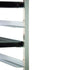 New Age 1332 Mobile Full Height End Loading Bun Pan Rack - Slides on 4" Centers