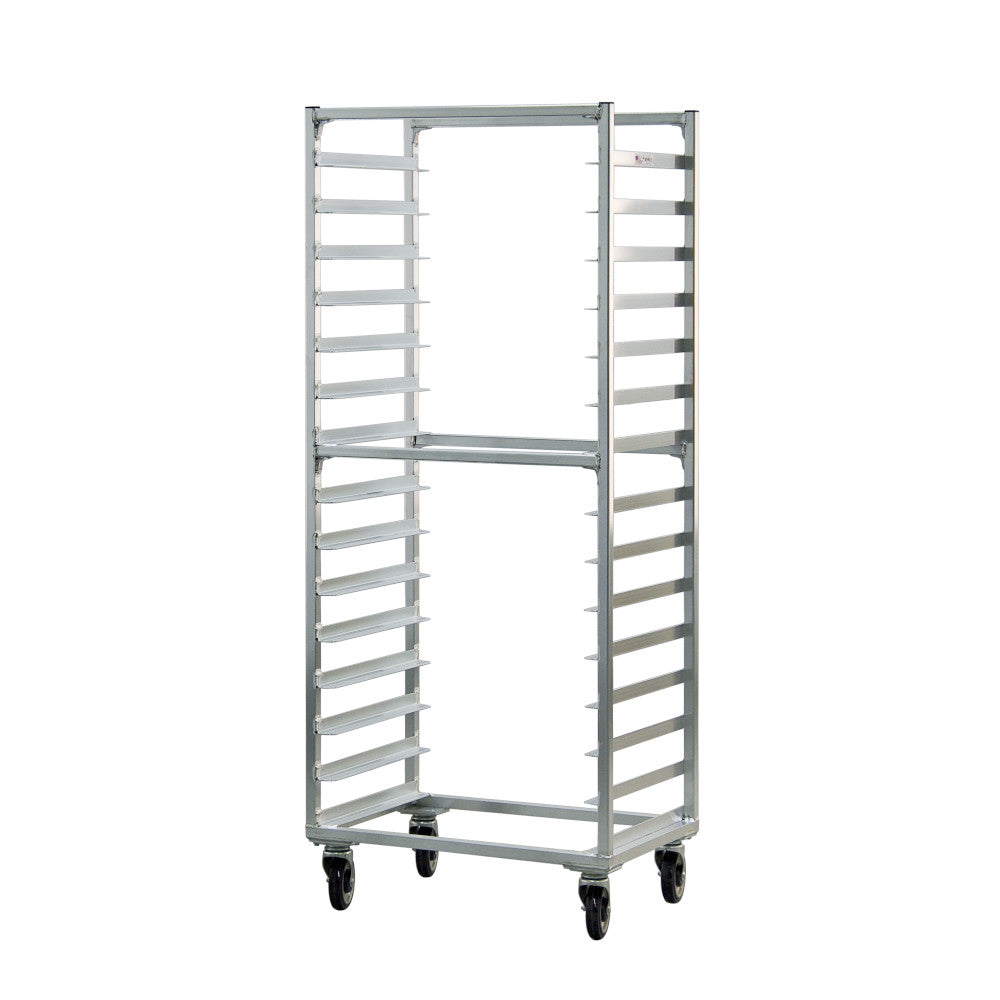 New Age 1332S Mobile Full Height Side Loading Bun Pan Rack Slides on 4" Centers