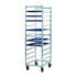 New Age 1333 Mobile Full Height End Loading Bun Pan Rack - Slides on 5" Centers