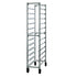 New Age 1345 Mobile Full Height Platter Rack with Slides on 5" Centers