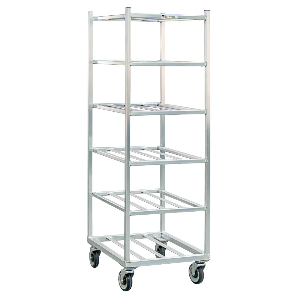 New Age 1356 Mobile Universal Utility Transport Cart with Six Shelves