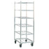 New Age 1356 Mobile Universal Utility Transport Cart with Six Shelves