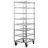 New Age 1358 Mobile Universal Utility Transport Cart with Eight Shelves