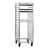 New Age 1361 Mobile 3/4-Height End Loading Bun Pan Rack - Slides on 3" Centers