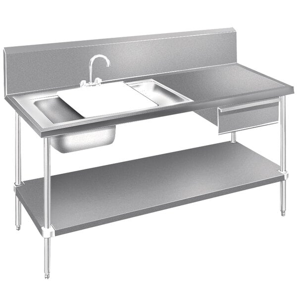 Advance Tabco DL-30-72 PREP TABLE 30X72