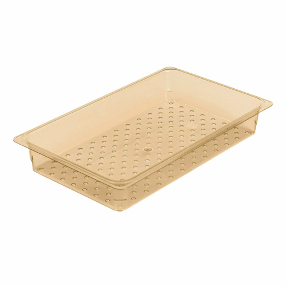 Cambro 13CLRHP150 H-Pan Amber Colander (6 per case)