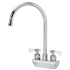 Krowne Metal 14-402L Splash Mount Royal Faucet with 8-1/2" Gooseneck Spout