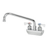 Krowne Metal 14-410L Splash Mount Royal Faucet with 10" Swing Spout
