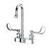 Krowne Metal 14-546L Deck Mount Royal Lavatory Faucet with Rigid Gooseneck Spout