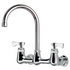 Krowne Metal 14-801L Splash Mount Royal Faucet with 6" Gooseneck Spout