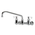 Krowne Metal 14-810L Splash Mount Royal Faucet with 10" Swing Spout