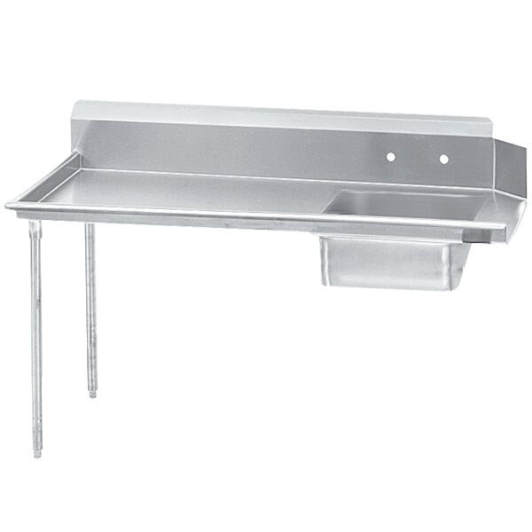Advance Tabco DTS-S60-84L SOIL STRAIGHT DISHTABLE LEFT