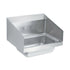 Vollrath 1410CS Wall-Mounted 17"W x 15"D x 5.5" Deep Bowl Hand Sink with Splash Guards, Strainer and Gooseneck Faucet