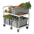 New Age 1410 Mobile 29"W x 41"H x 50.5"L Wet Produce Cart - 1000 lb. Capacity