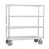 New Age 1452 Aluminum 72" Queen Mary Banquet Cart Four Shelves 2500 lb. Capacity