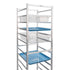 New Age 1482 Mobile Full Height Poly Box / Sheet Pan Combination Rack