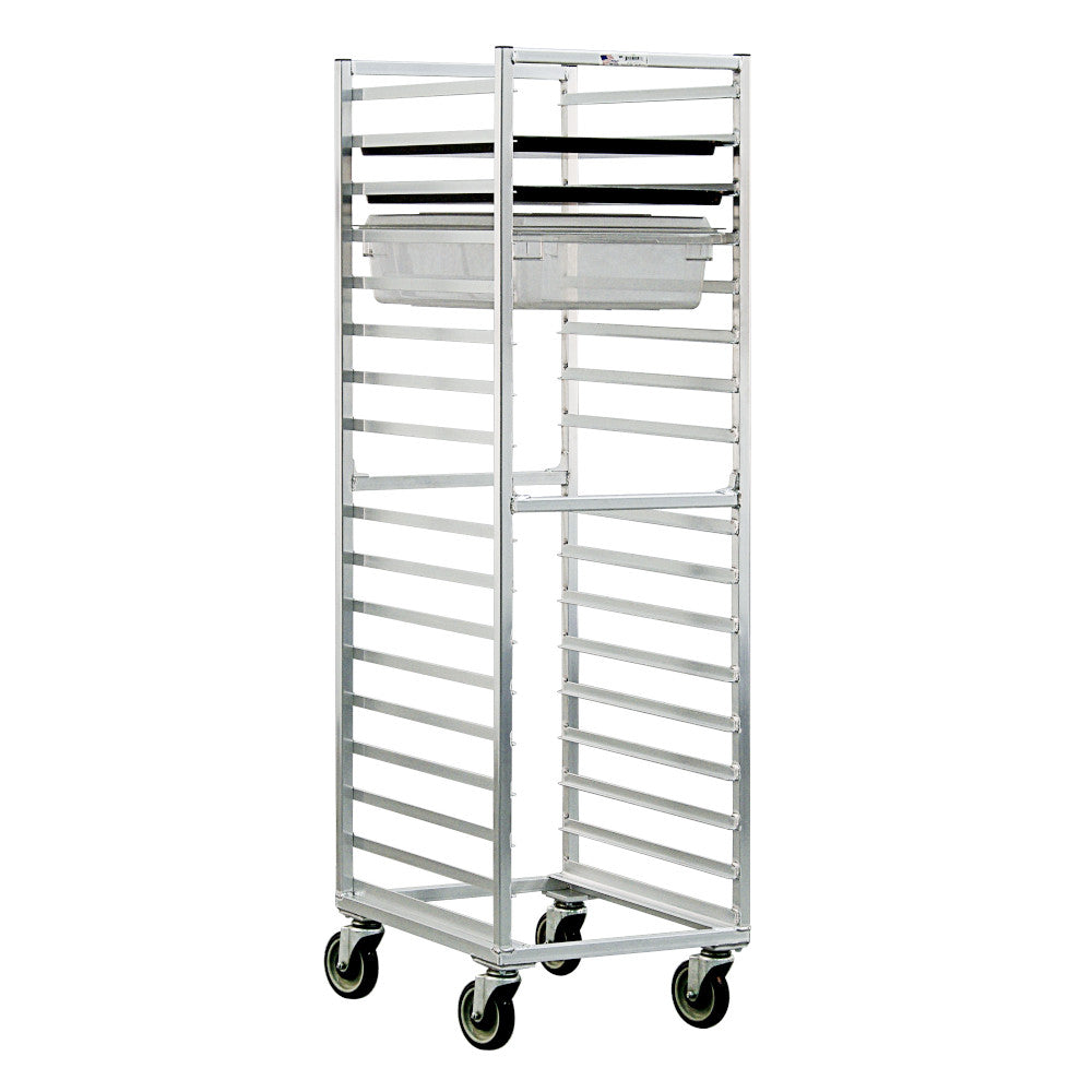 New Age 1484 Mobile Full Height Poly Box / Sheet Pan Combination Rack