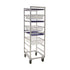 New Age 1486 Mobile Full Height Poly Box / Sheet Pan Combination Rack