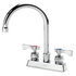 Krowne Metal 15-301L Deck Mount Royal Faucet with 6" Gooseneck Spout