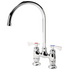 Krowne Metal 15-402L Deck Mount Royal Faucet with 8-1/2" Gooseneck Spout
