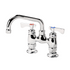 Krowne Metal 15-406L Deck Mount Royal Faucet with 6" Swing Spout