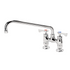 Krowne Metal 15-412L Deck Mount Royal Faucet with 12" Swing Spout