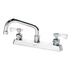 Krowne Metal 15-506L Deck Mount Royal Faucet with 6" Swing Spout
