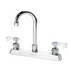 Krowne Metal 15-525L Deck Mount Royal Faucet with 3-1/2" Gooseneck Spout