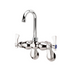 Krowne Metal 15-625L Splash mount Royal Faucet with 6" Gooseneck Spout