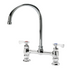 Krowne Metal 15-802L Deck Mount Royal Fauet with 8-1/2" Gooseneck Spout