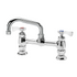 Krowne Metal 15-806L Deck Mount Royal Faucet with 6" Swing Spout