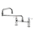 Krowne Metal 15-818L Deck Mount Royal Faucet with 18" Swing Spout