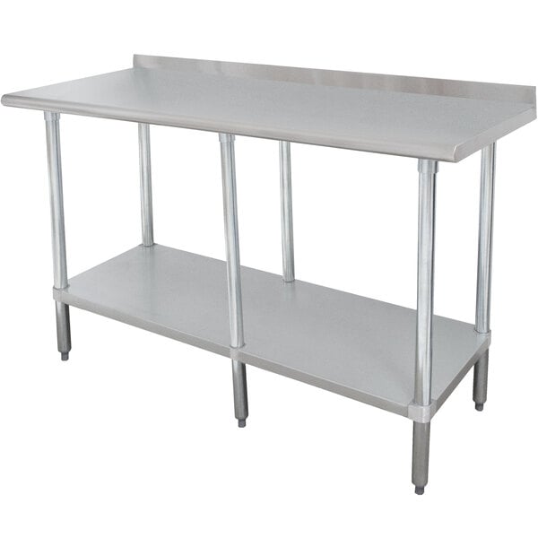 Advance Tabco FMSLAG-248 TABLE 1 1/2 SPLASH 24X84