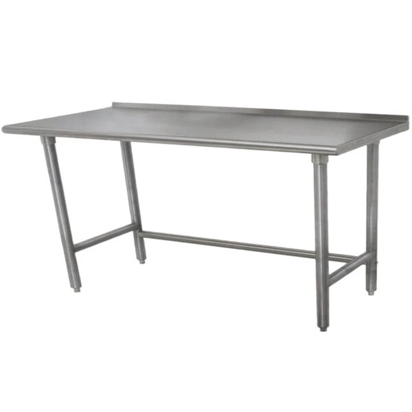Advance Tabco TFMSLAG-245 OB TBL 24X48 S/S LEGS 1 1/2 SP
