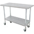 Advance Tabco ELAG-306C TABLE 30X60 GALV LEGSW/CASTERS