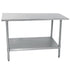 Advance Tabco TTS-184 ECONOMYTABLE 18X36S/S SHLF LEG
