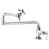 Krowne Metal 16-162L Single-Deck Mounted Royal Kettle/Pot Filler Faucet with 18" Jointed Spout