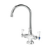 Krowne Metal 16-301L Deck Mount Double Pantry Faucet with 6" Gooseneck Spout
