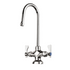 Krowne Metal 16-450L Single-Deck Mount Royal Lavatory Faucet with Rigid Gooseneck Spout