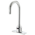 Krowne 16-650P Krowne Royal Series Electronic Deck Mount Faucet, 6" Rigid Gooseneck Spout and Deck Plate