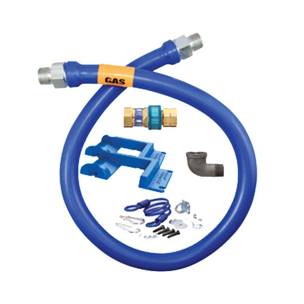 Dormont 1650BPQR48PS Blue Hose&trade; Moveable 48" Gas Connector