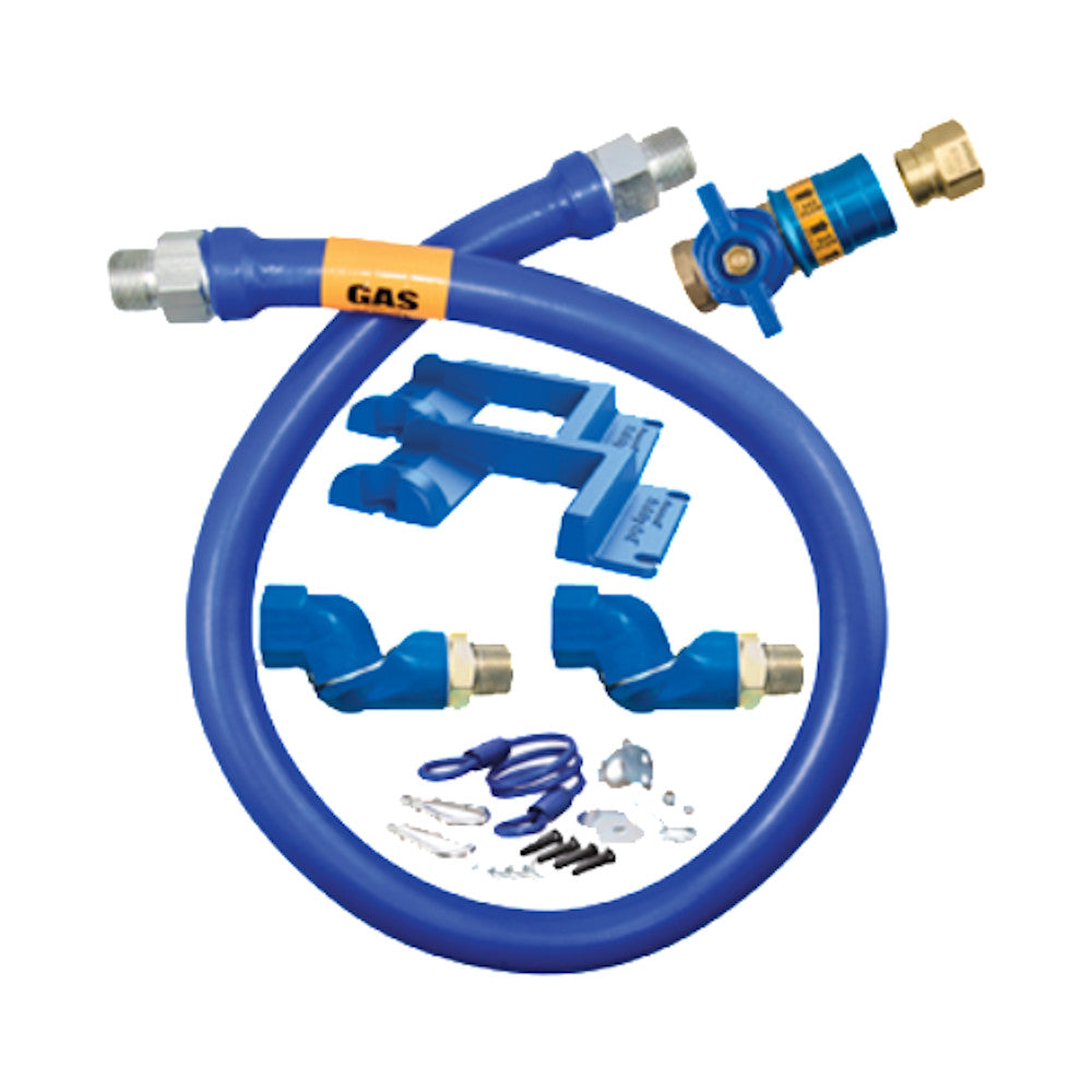 Dormont 16100KITCF2S72PS Blue Hose&trade; Movable 72" Gas Connector Kit
