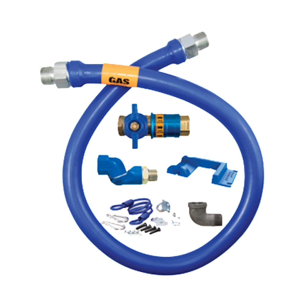 Dormont 16100KITCFS60PS Blue Hose&trade; Movable 60" Gas Connector Kit