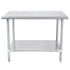 Advance Tabco SFLAG-364 ECONOMY S/S TBL36x36,1 1/2 SPL