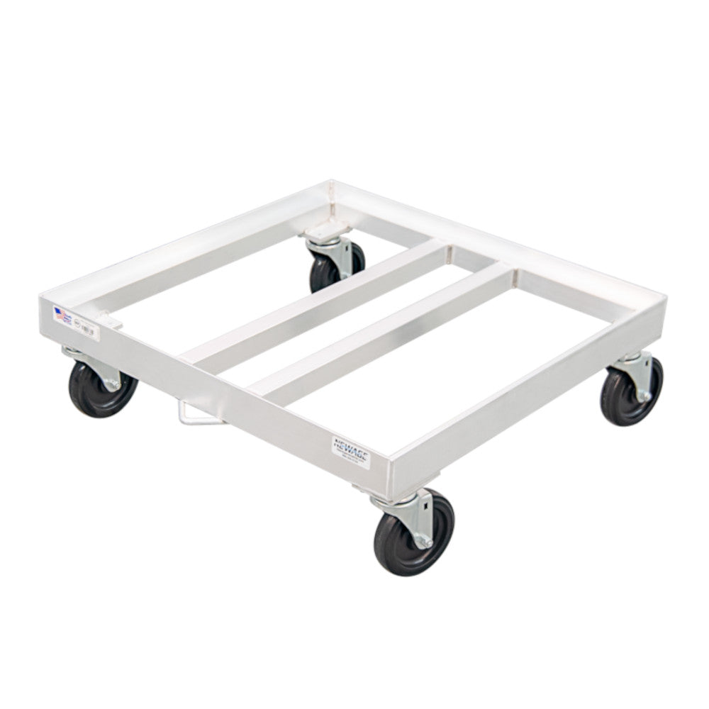 New Age 1622 Open Frame Milk Crate Dolly - Sixteen 13" x 13" Crate Capacity