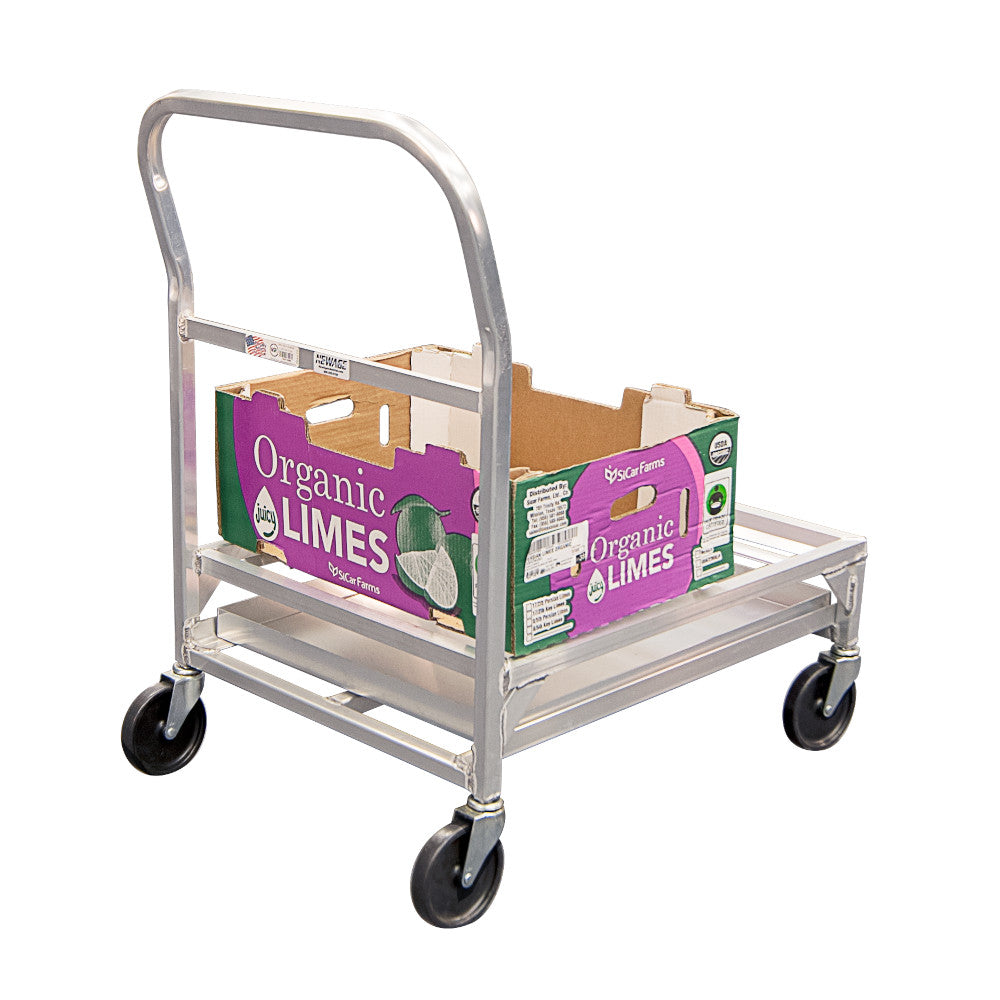 New Age 1630 Wet Foods 24"W x 36"H x 33"L Food Box Dolly with 12" Deck Height