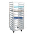 New Age 1635 Mobile Universal Pan Rack with 12-Pair Stepped Angle Runners