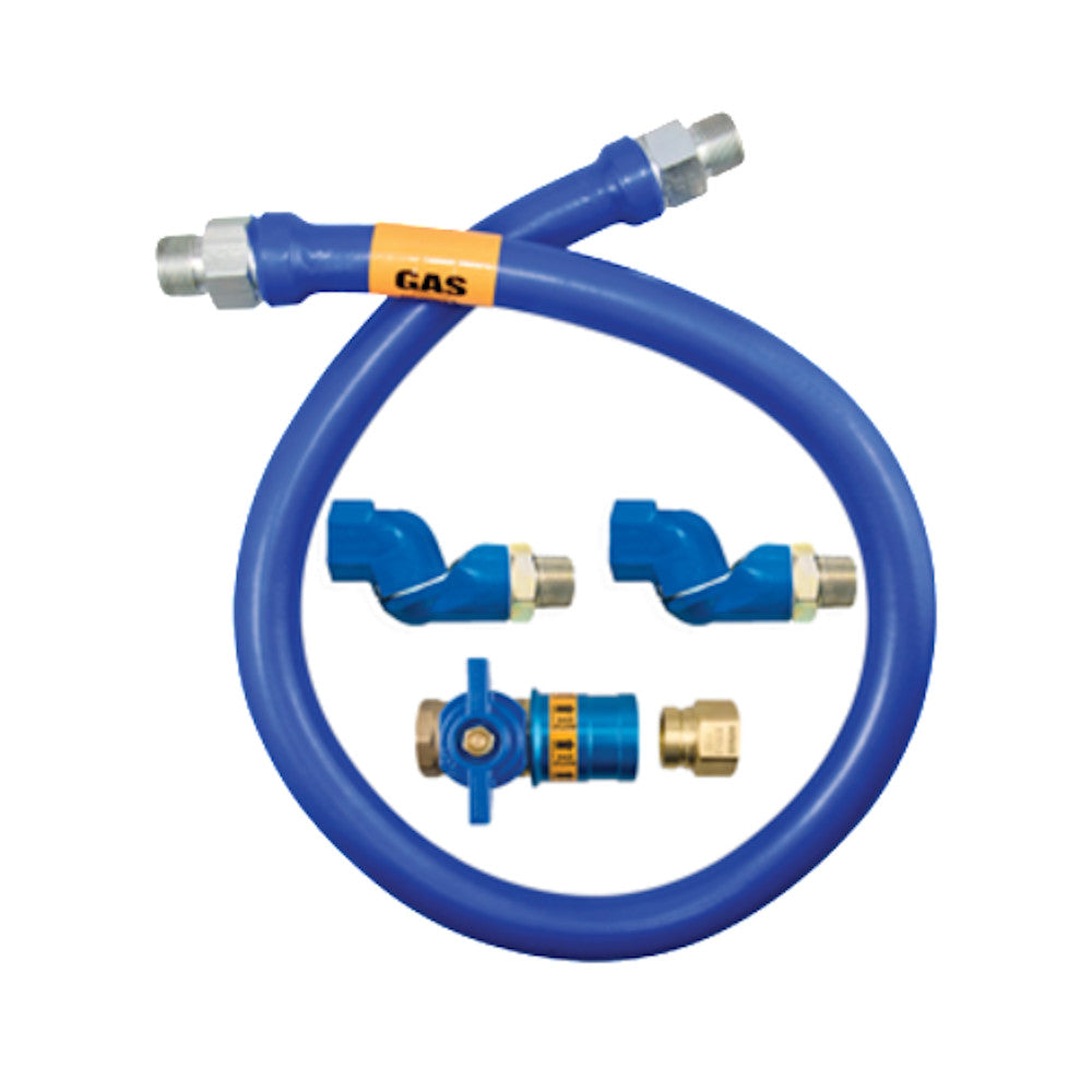 Dormont 1650BPCF2S48 Blue Hose&trade; Moveable 48" Gas Connector Hose