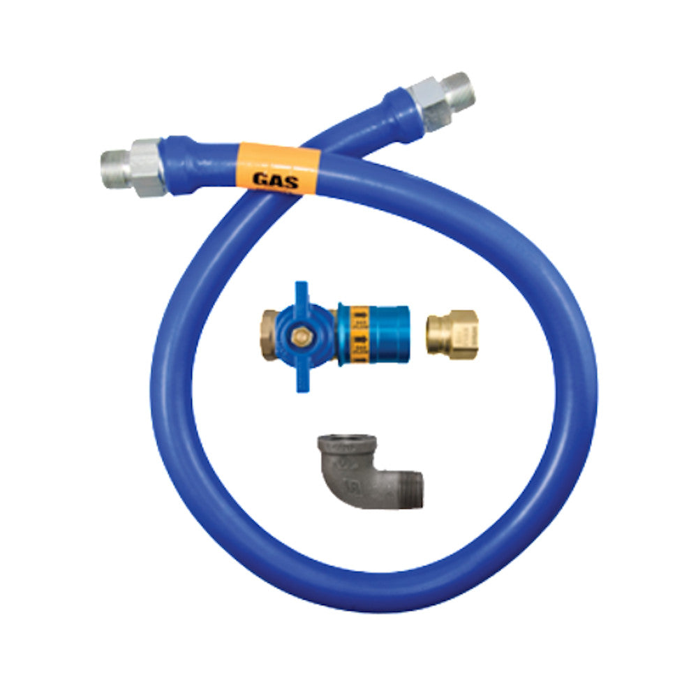 Dormont 1650BPCF60 Blue Hose&trade; Moveable 60" Gas Connector Hose Assembly